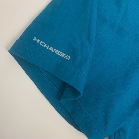 Under Armour Mens American Big Flag Logo USA T-Shirt Sz L - Picture 7 of 11